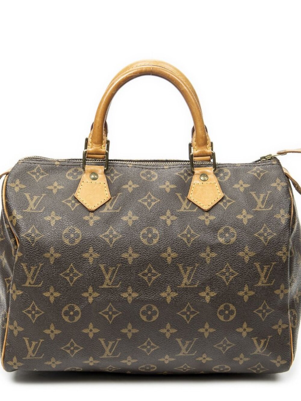 Louis Vuitton Speedy Brown Monogram Canvas Handbag